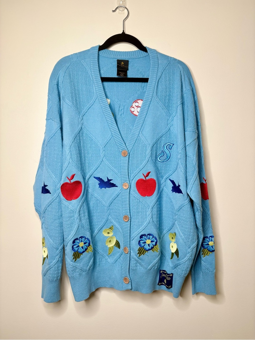 Disney Snow White and the Seven Dwarfs Snow White Diamond Cardigan Blue Knit